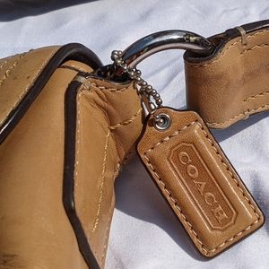 Coach flap shoulder saddle bag